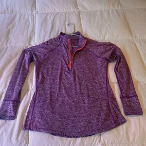 Purple Quarter-Zip Pullover